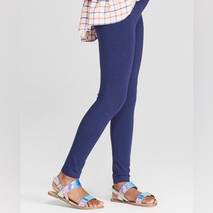 Girls Navy legging 10/12